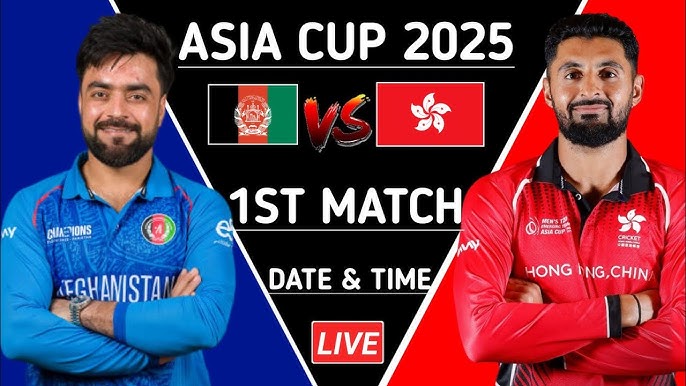 Mens T20 asia cup 2025 match 1ST Afghanistan vs Hong kong